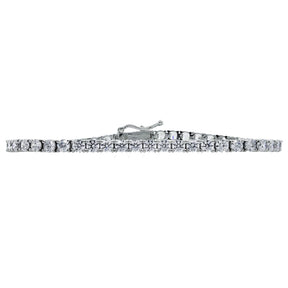 CARAT* LONDON Sterling Silver 7" Stone Set Tennis Bracelet