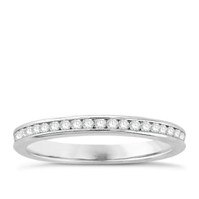 Platinum Full Eternity 0.50ct Diamond Ring