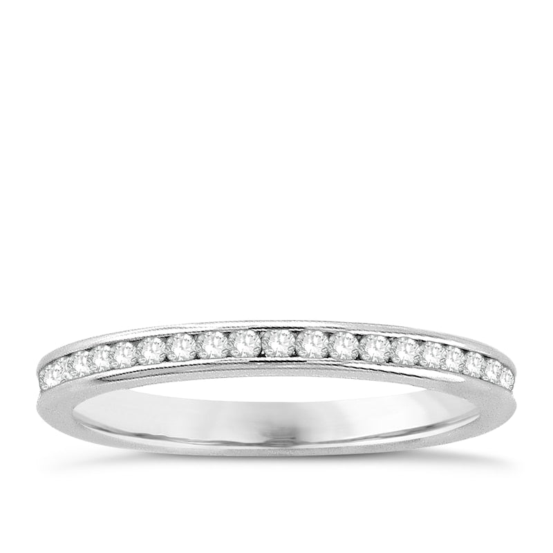 Platinum Full Eternity 0.50ct Diamond Ring