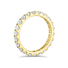 18ct Yellow Gold Full Eternity 1.25ct Diamond Ring