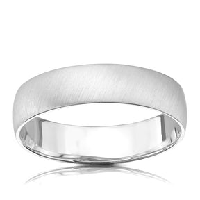 Platinum Super Heavy Court Ring 5mm