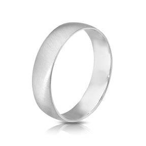 Platinum Super Heavy Court Ring 5mm
