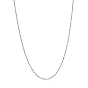 Sterling Silver 26" Adjustable Dainty Rope Chain