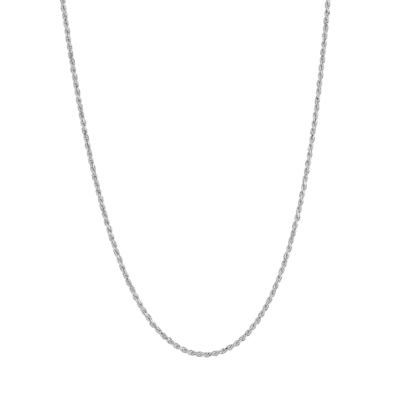 Sterling Silver 26" Adjustable Dainty Rope Chain