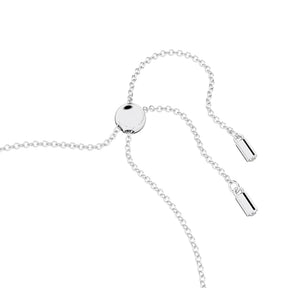 Swarovski Rhodium Plated 7" Crystal Infinity Heart Bracelet