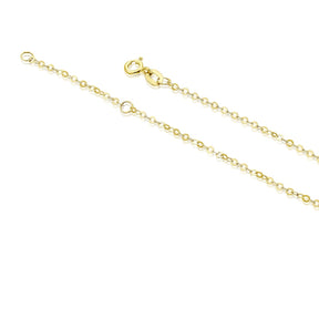 9ct Yellow Gold Double Circle Pendant