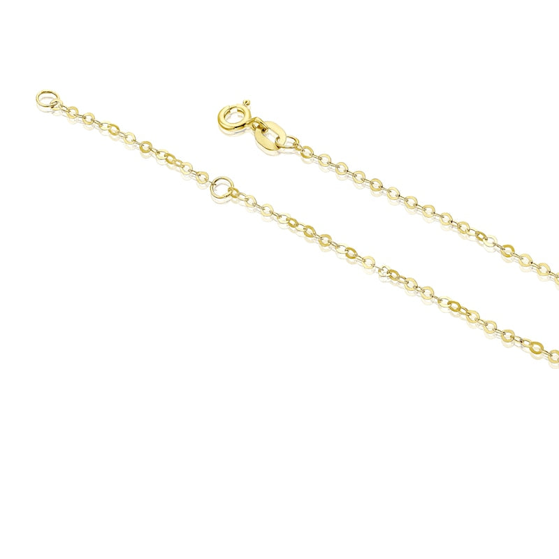 9ct Yellow Gold Double Circle Pendant