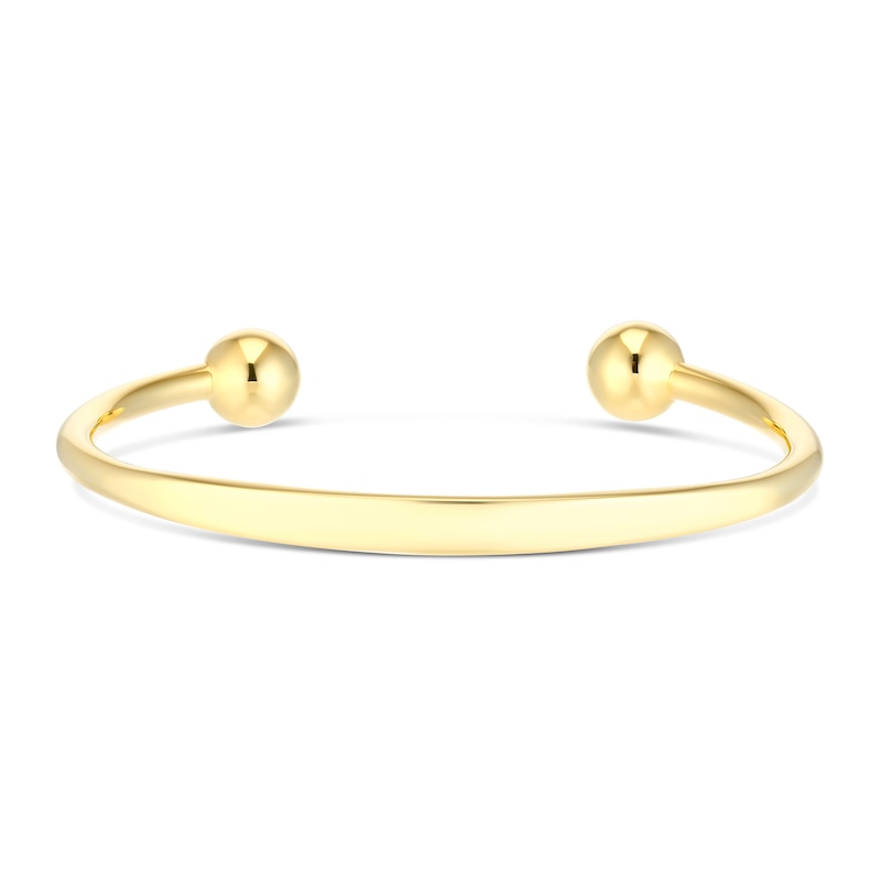 9ct Yellow Gold 7" Torque Bracelet