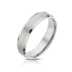 Titanium 5mm Matte & Polished Band