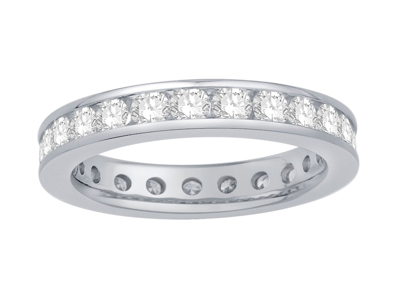 18ct White Gold Total Full Eternity  1.50ct Diamond Ring