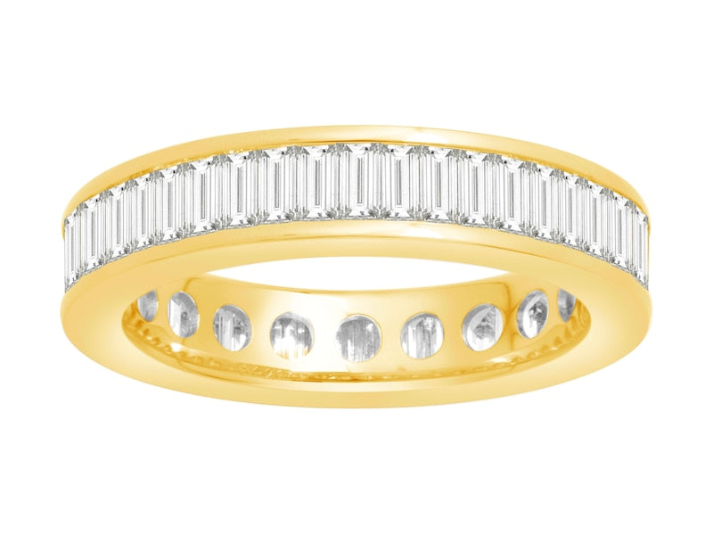 18ct Yellow Gold Total Full Eternity 2ct Diamond Ring