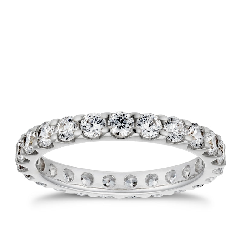 Platinum Full Eternity 1.25ct Diamond Ring