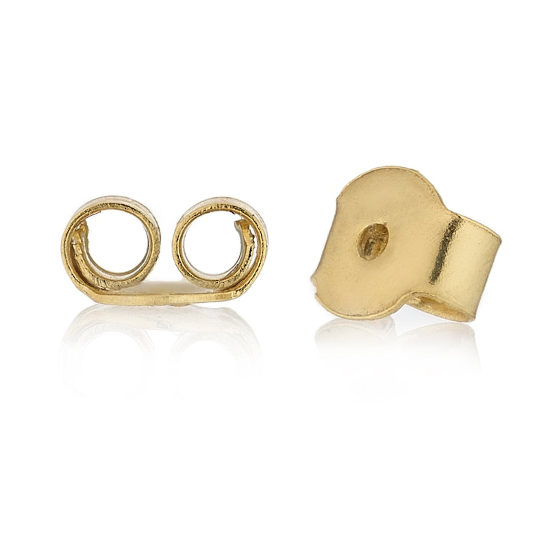 9ct Yellow Gold Triple Knot Stud Earrings