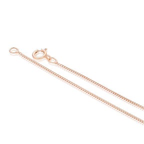 9ct Rose Gold Morganite & Diamond Pendant