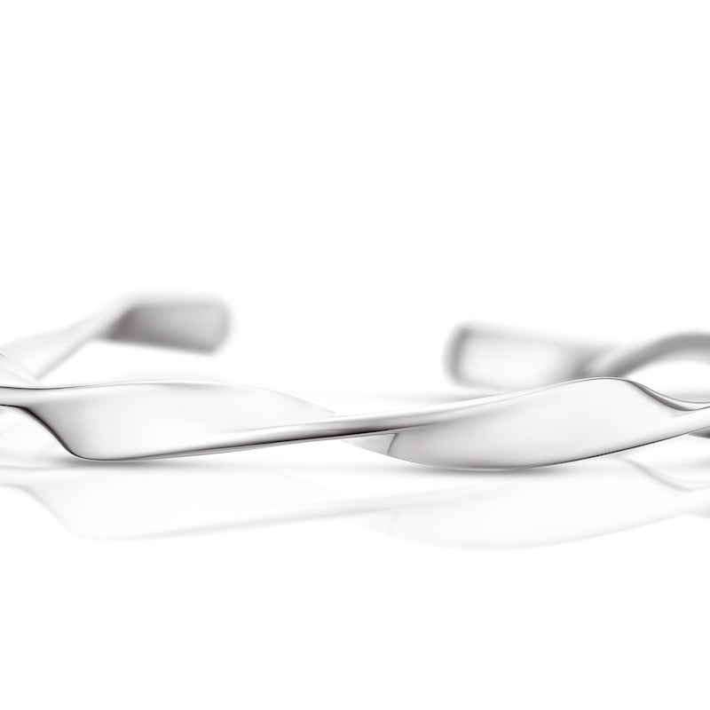 Sterling Silver Twist Cuff Bracelet