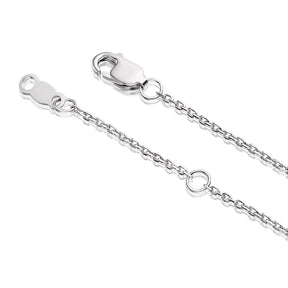 Sterling Silver Diamond Heart Pendant