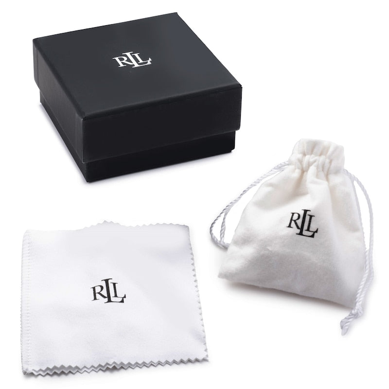 Lauren Ralph Lauren Sterling Silver 7.3" Padlock Pendant Bracelet