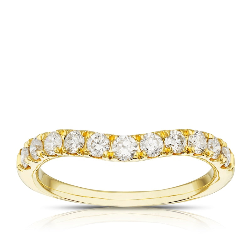Origin 18ct Yellow Gold 0.50ct Diamond Shaped Eternity Ring