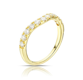 Origin 18ct Yellow Gold 0.50ct Diamond Shaped Eternity Ring