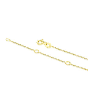 9ct Yellow Gold Emerald & 0.15ct Diamond Cushion Halo Pendant