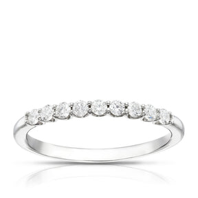 Origin Platinum 9 Stone Eternity 0.25ct Diamond Ring