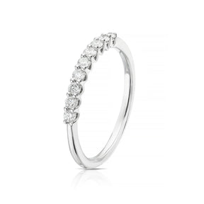 Origin Platinum 9 Stone Eternity 0.25ct Diamond Ring