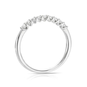 Origin Platinum 9 Stone Eternity 0.25ct Diamond Ring