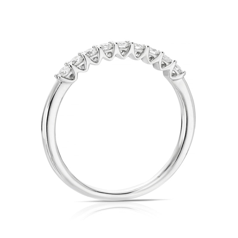 Origin Platinum 9 Stone Eternity 0.25ct Diamond Ring