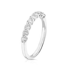 Origin Platinum 0.50ct Diamond 9 Stone Eternity Ring