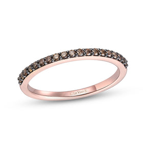 Le Vian 14ct Rose Gold 0.20ct Chocolate Diamond Eternity Ring