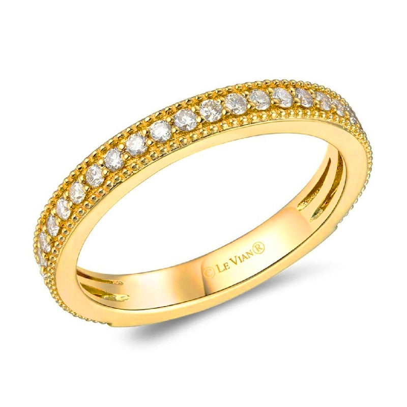 Le Vian 14ct Yellow Gold 0.30ct Diamond Pavé Eternity Ring