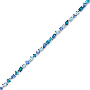 Le Vian 14ct White Gold Multistone Tennis Bracelet