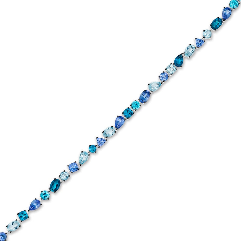 Le Vian 14ct White Gold Multistone Tennis Bracelet