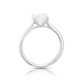 Engagement Ring Platinum Solitaire 1.50ct Diamond Ring