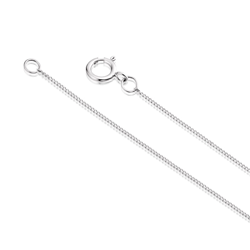 9ct White Gold 0.20ct Diamond Clover Shaped Pendant