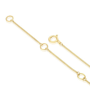 9ct Yellow Gold 0.20ct Diamond Solitaire Drop Pendant