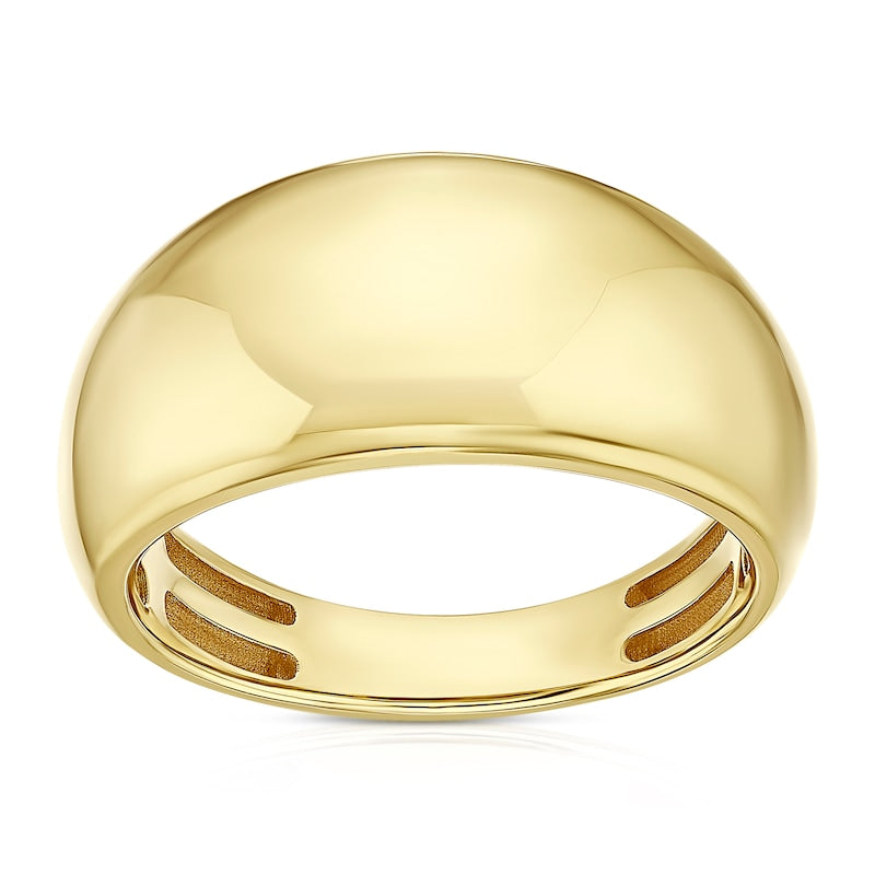 9ct Yellow Gold Chunky Polished Ring