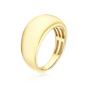 9ct Yellow Gold Chunky Polished Ring