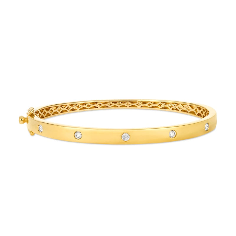 Le Vian Bangle 14ct Yellow Gold Nude 0.30ct Diamond Round Cut Bangle