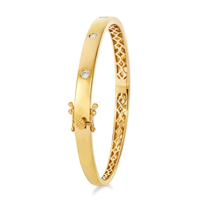 Le Vian Bangle 14ct Yellow Gold Nude 0.30ct Diamond Round Cut Bangle