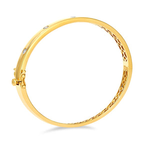 Le Vian Bangle 14ct Yellow Gold Nude 0.30ct Diamond Round Cut Bangle