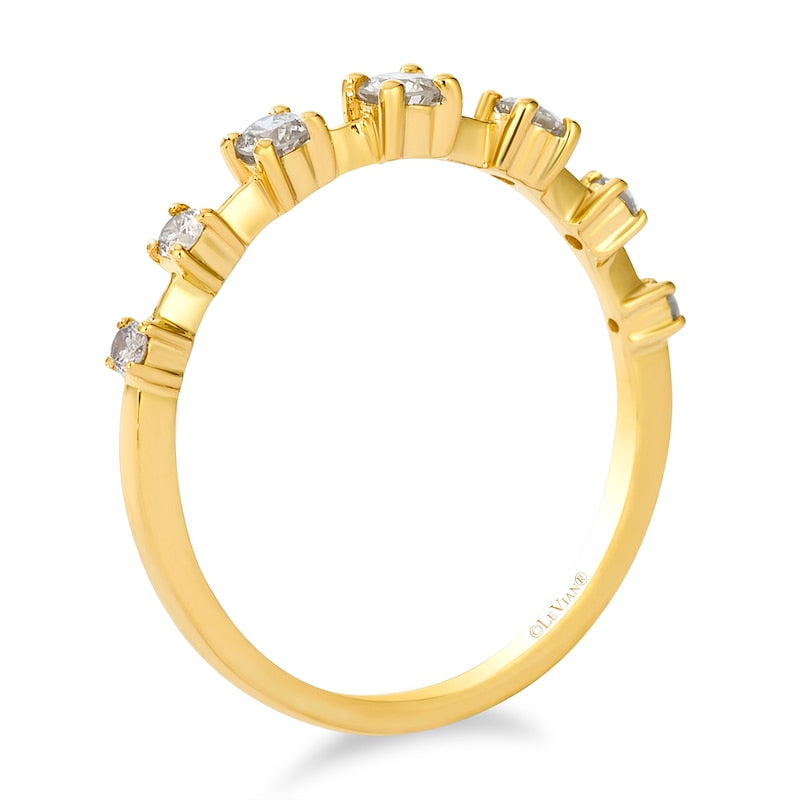 Le Vian 14ct Yellow Gold Nude 0.25ct Diamond Round Cut Ring