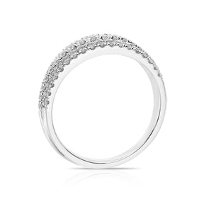 Platinum Domed Eternity 0.50ct Diamond Ring