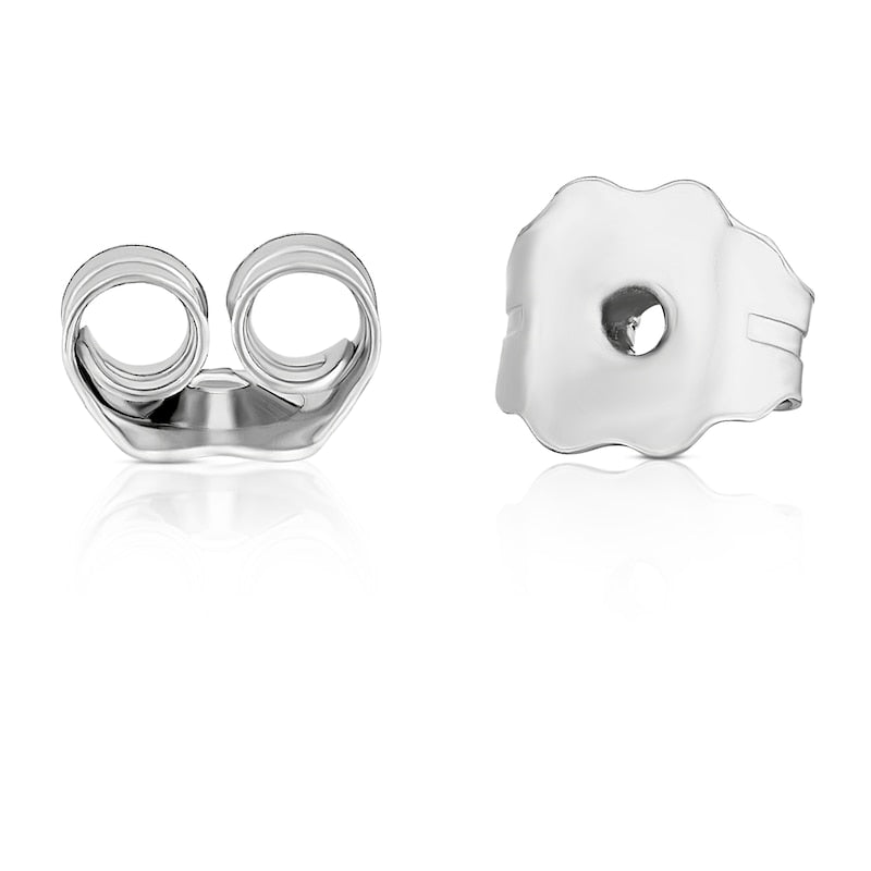 Platinum 0.50ct Diamond Emerald Shaped Earrings