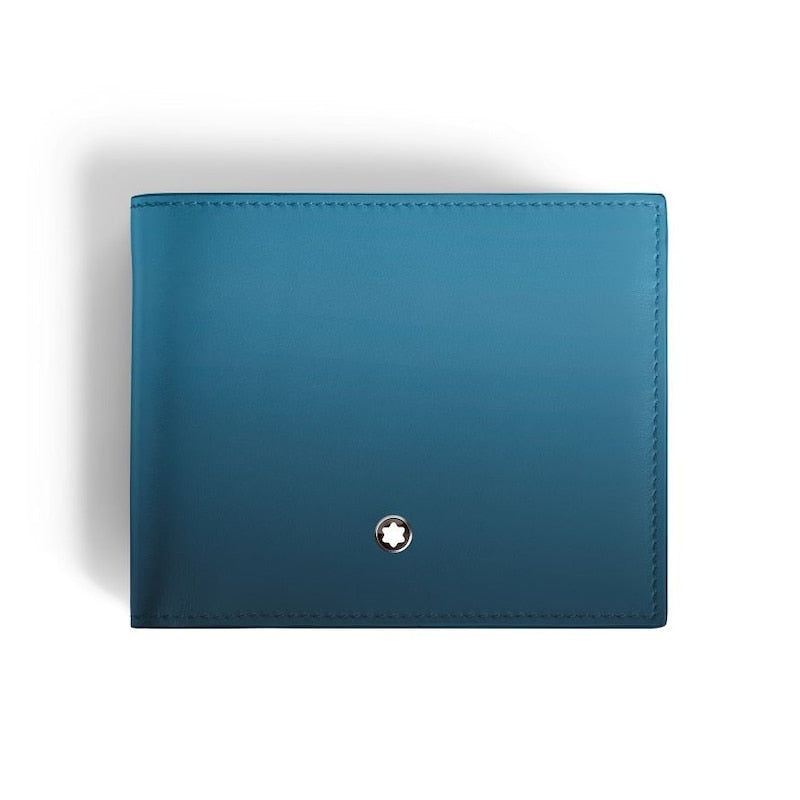 Montblanc Meisterstück 6CC Ombré Blue Leather Wallet
