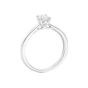 Engagement Ring The Diamond Story Platinum Solitaire 0.50ct Diamond Ring