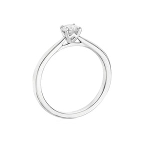 Engagement Ring The Diamond Story Platinum Solitaire 0.30ct Diamond Ring