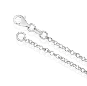 Sterling Silver T-Bar Chain Bracelet