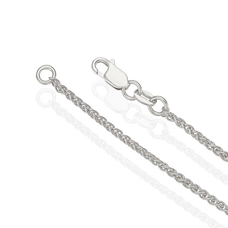 Sterling Silver & Black Spinel Woven Edge Cross Shaped Pendant