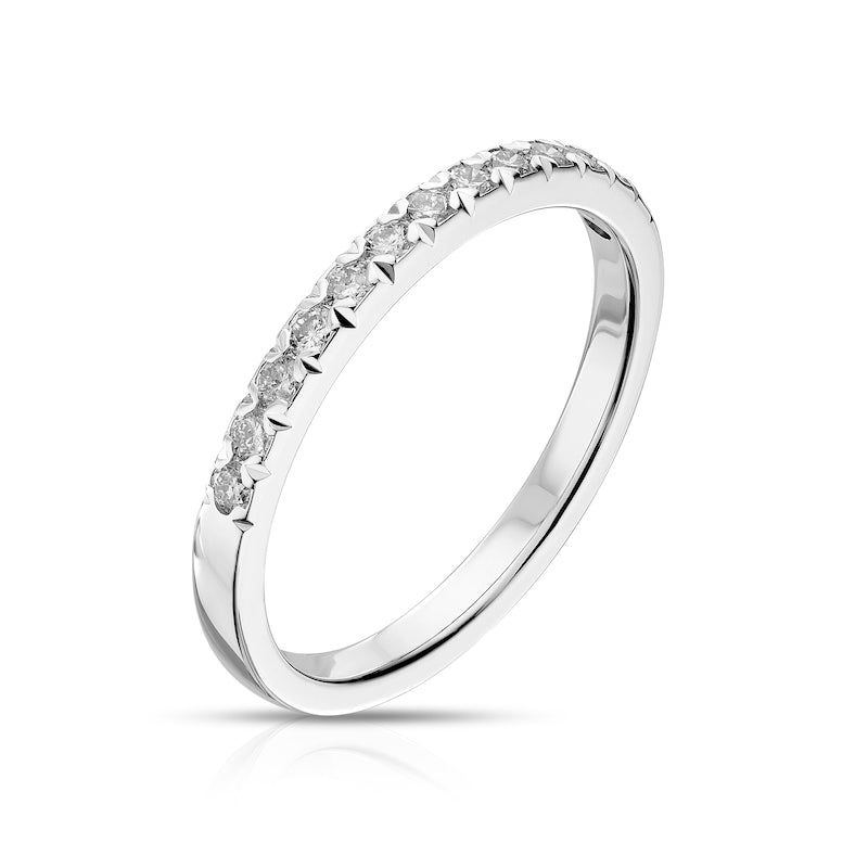9ct White Gold Eternity 0.25ct Diamond Ring